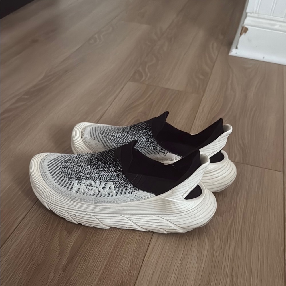 Hoka Monochrome Slip-On Sneakers